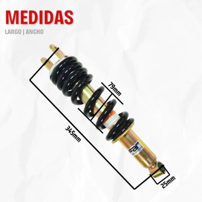 520-1105 AMORTIGUADOR HONDA CBX250 TWISTER (MONOSHOCK TRASERO) C. AB.