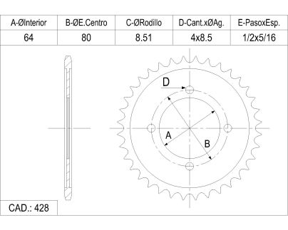CORONA CATALANO GUERRERO 80 M CLASS MOD. 99 CAD 428 Z 36