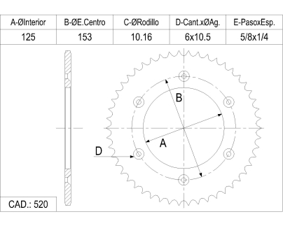 CORONA CATALANO ZANELLA 200 ZTT MOTARD CAD 520 Z 38