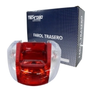 OPTICA TRASERA SMASH / TRIP 110CC ROJO CON GIROS CRISTAL