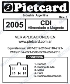 CDI Alimentado a magneto
