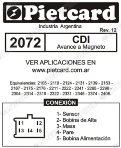 CDI (Alimentado a V.c.a. - con Avance)