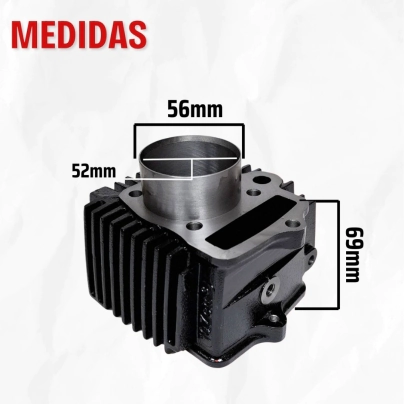 KIT DE CILINDRO SMASH / MOTOMEL 110cc FAR (Recorrido corto)