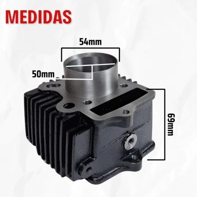 KIT DE CILINDRO HONDA BIZ / WAVE 97 CM3 (Recorrido corto)