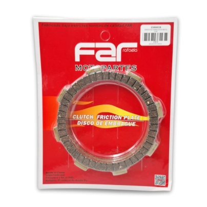 DISCO DE EMBRAGUE SKUA/ TRIAX/ SII/ RX/ CG125 5 DISCOS.