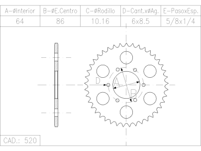 CORONA CATALANO DYASTAR BRAVA 250