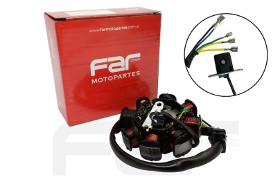 ESTATOR SMASH-110 (8 BOBINAS) - 270 / 253 / 263