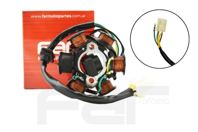 ESTATOR MOTOMEL BS110 (6 BOBINAS)