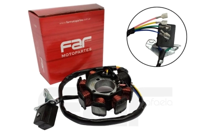 ESTATOR RX 150 (8 BOBINAS) - 217 / 219 / 221