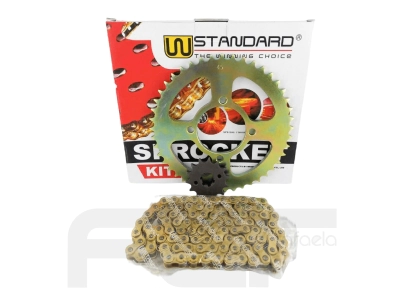 KIT TRANSMISION YAMAHA YBR 125 45/14 W STD