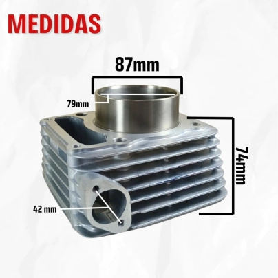 KIT DE CILINDRO HONDA XRE 300CC.