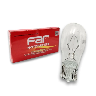 LAMPARA GIRO T13 12V-5/10W CULOTE VIDRIO TRANSPARENTE