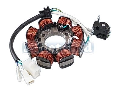 Estator monof�sico de 8 polos 125 CG Titan / 150 Titan / 150 Titan New