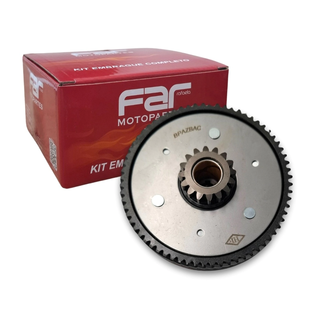 EMBRAGUE COMPLETO YBR 125 (4 DISCOS).