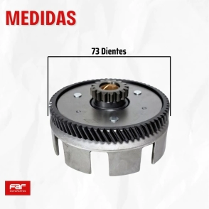EMBRAGUE COMPLETO CG 125/ ZANELLA RX 150 (5 DISCOS)