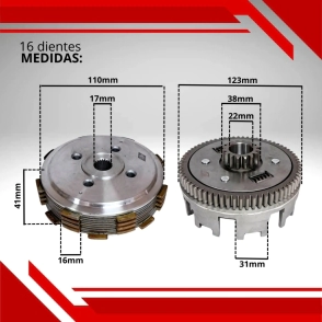 EMBRAGUE COMPLETO TITAN 150