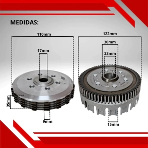 EMBRAGUE COMPLETO BIZ 125