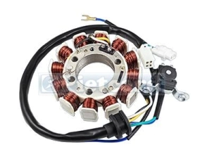 Estator monof&aacute;sico de 12 polos YBR / XTZ 125