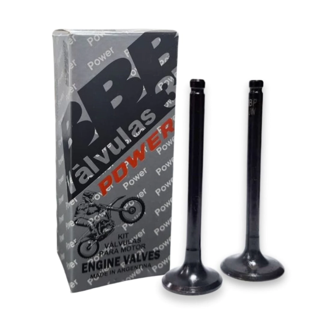 KIT DE VALVULAS BBB SMASH / TRIP 110CC / BIZ C100 / C90 COMPETICION