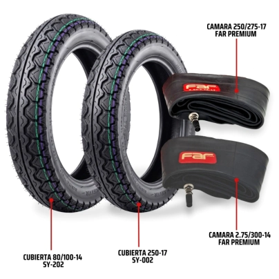 COMBO FAR CUBIERTAS Y C�MARAS 110CC